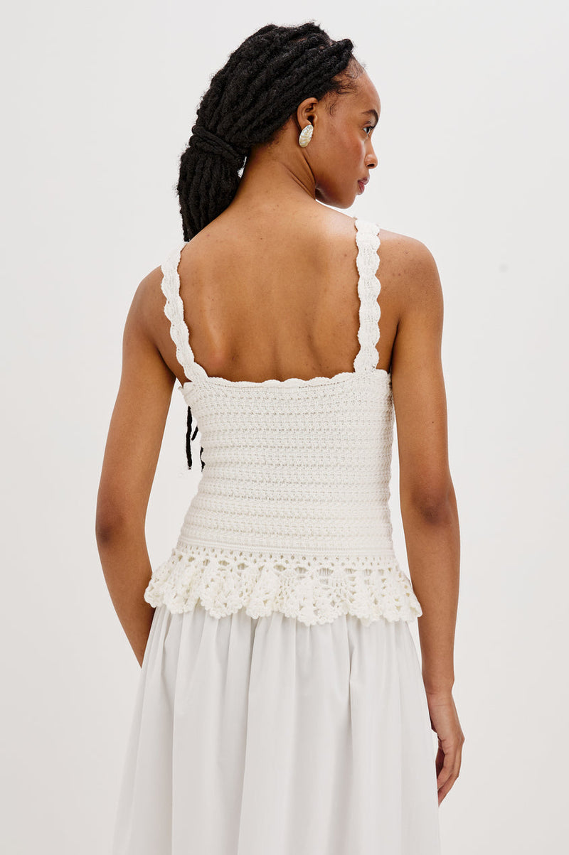 Rails Estefania Top in White