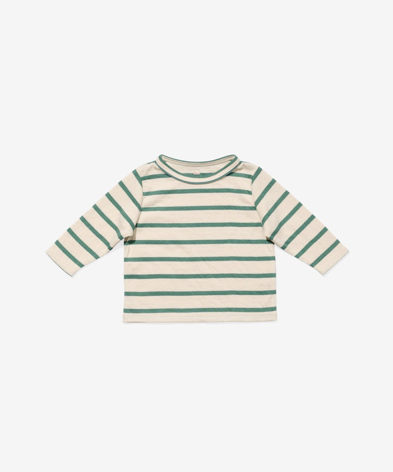 Oso & Me Baby Edward T-Shirt in Pine Stripe