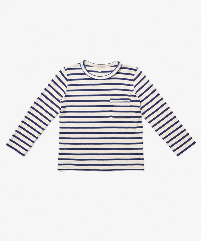 Oso & Me Edward Stripe Tee in Navy