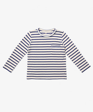 Oso & Me Edward Stripe Tee in Navy