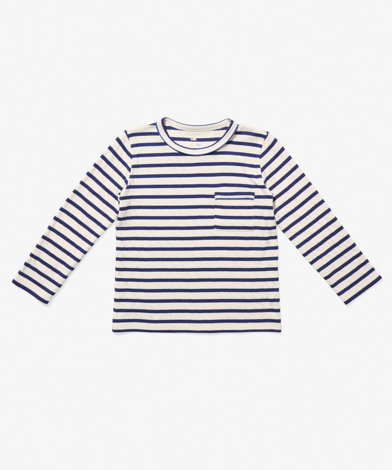 Oso & Me Edward Stripe Tee in Navy