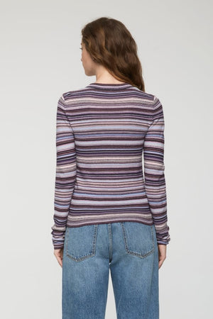MADISON LONG SLEEVE CREW NECK SWEATER TEE