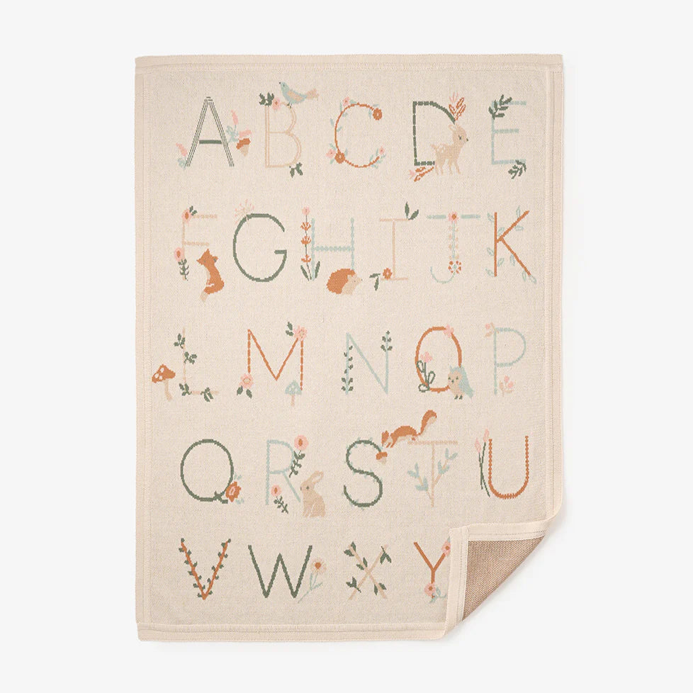 Elegant Baby Alphabet Blanket-Multiple Colors!