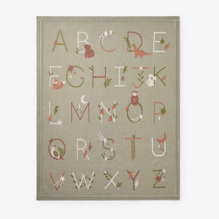 Elegant Baby Alphabet Blanket-Multiple Colors!