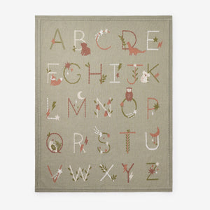 Elegant Baby Alphabet Blanket-Multiple Colors!