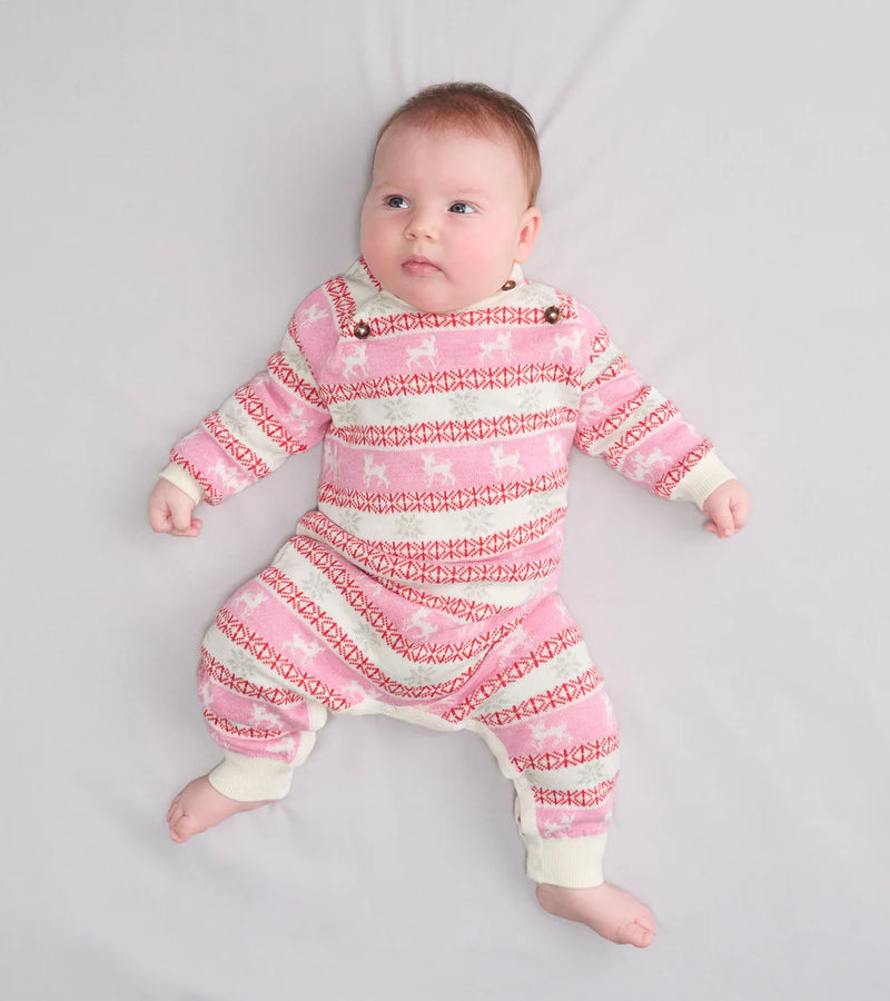 Hatley Baby Doe Fair Isle Sweater Romper