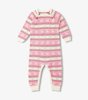 Hatley Baby Doe Fair Isle Sweater Romper