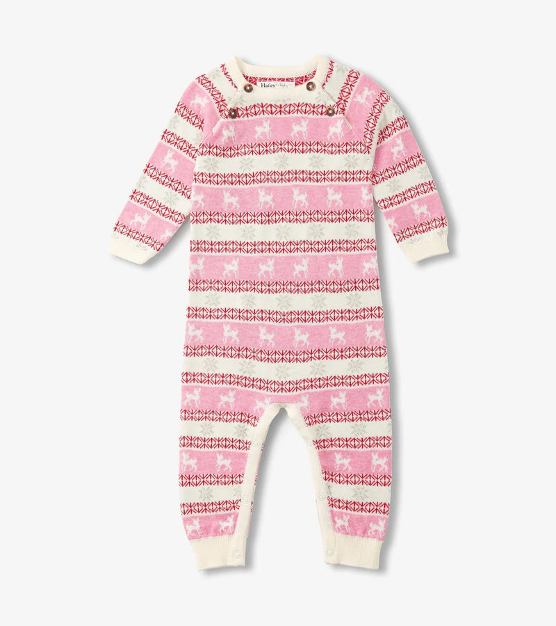 Hatley Baby Doe Fair Isle Sweater Romper