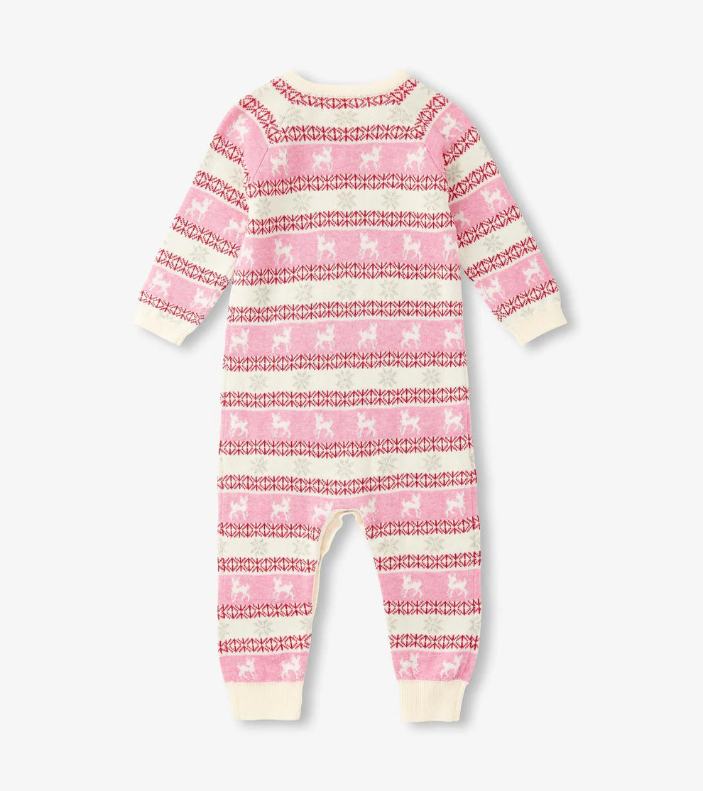 Hatley Baby Doe Fair Isle Sweater Romper