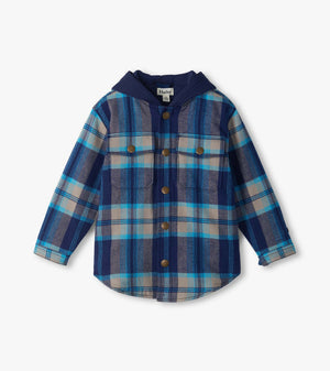 Hatley Flannel Hoodie in Huntington Plaid