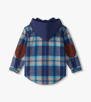 Hatley Flannel Hoodie in Huntington Plaid
