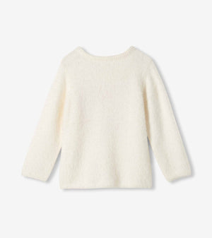 Hatley Red Heart Everywhere Sweater in Cami Lace