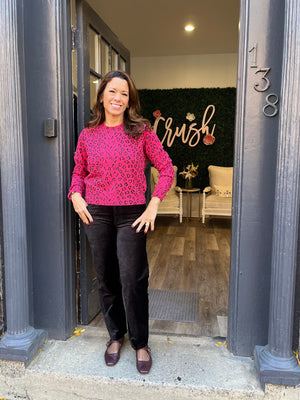 Colorush Leopard Womad Crew in Topaz Leopard