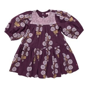 Pink Chicken Fiona Dress in Plum Buttercup Floral