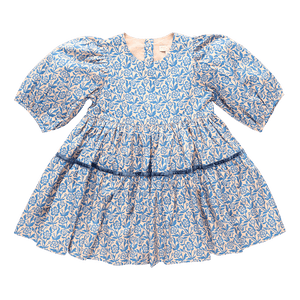 Pink Chicken Maribelle Dress in Blue Climbing Floral
