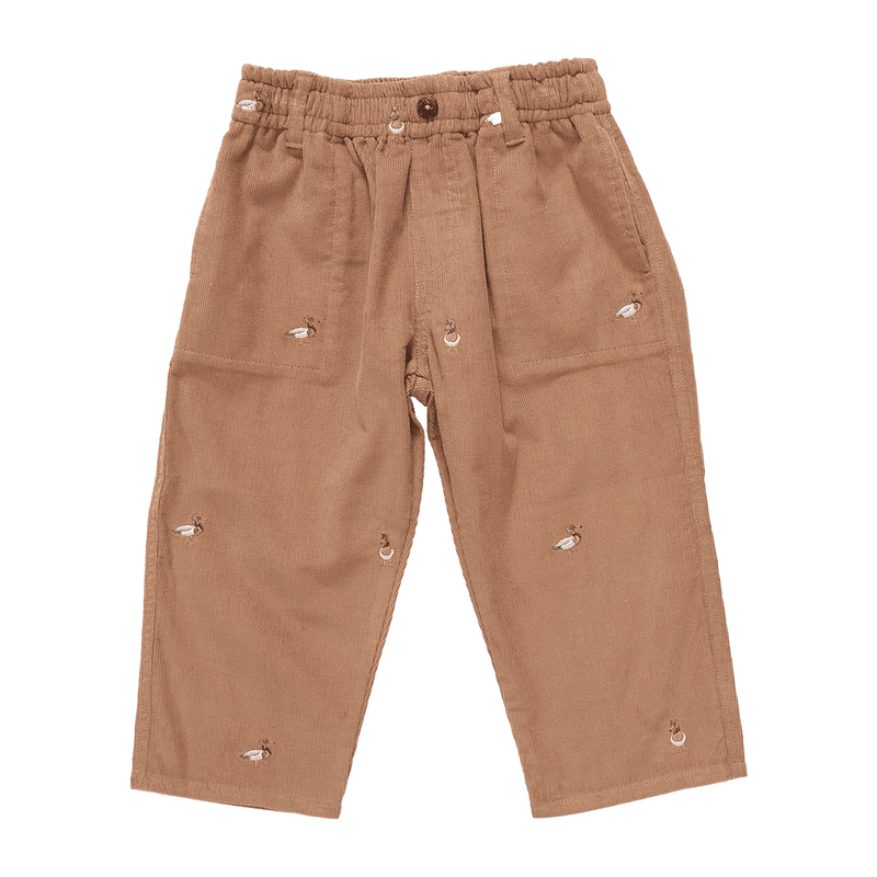 Pink Chicken Jackson Pant in Mallard Embroidery