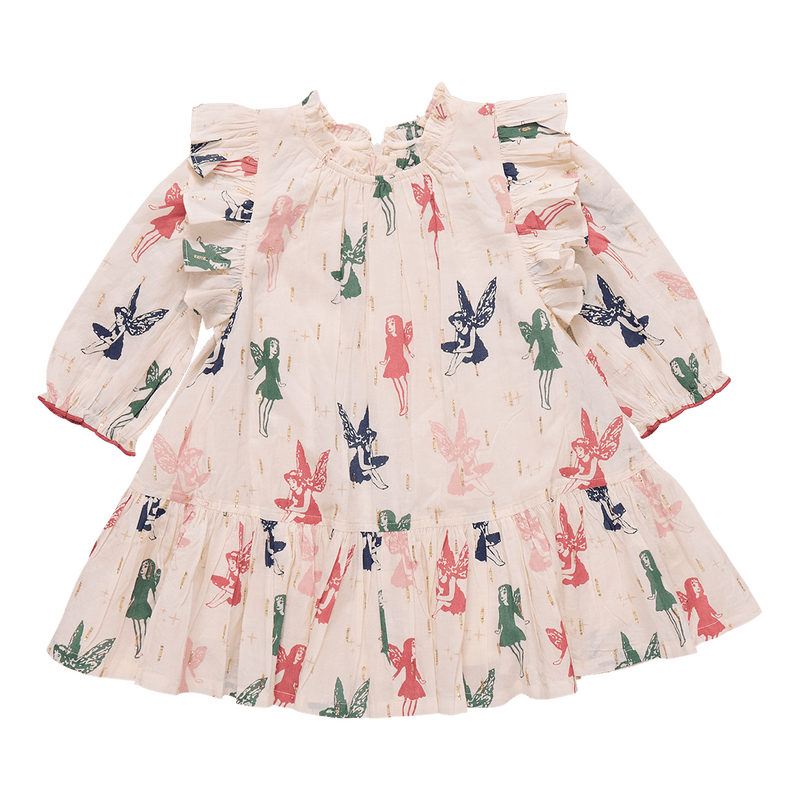 Pink Chicken Harper Dress in Woodland Fairies