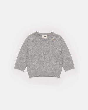 7AM Enfant Faux Cashmere Crewneck in Harbor
