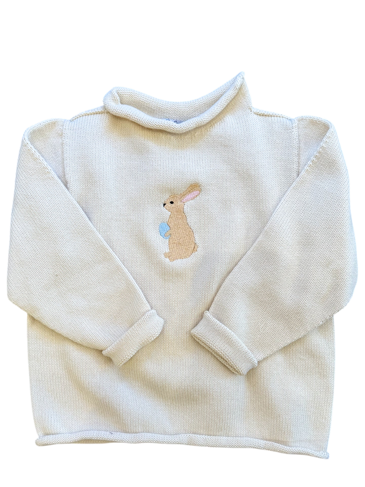 A Soft Idea Easter Bunny Sweater in Natural