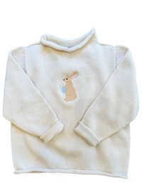 A Soft Idea Easter Bunny Sweater in Natural
