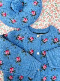Konges Slojd Belou Knit Cardigan in Rosie Shade