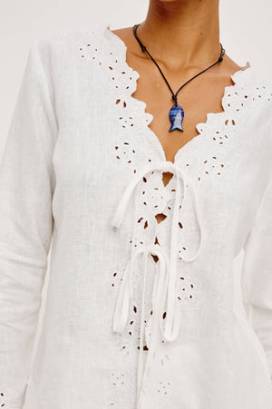 Rails Fleur Top in White