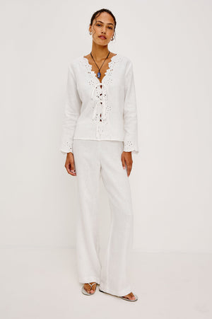 Rails Fleur Top in White