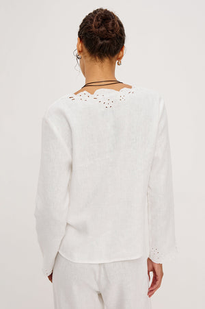 Rails Fleur Top in White