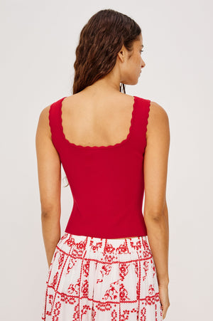 Rails Flore Top in Tomato
