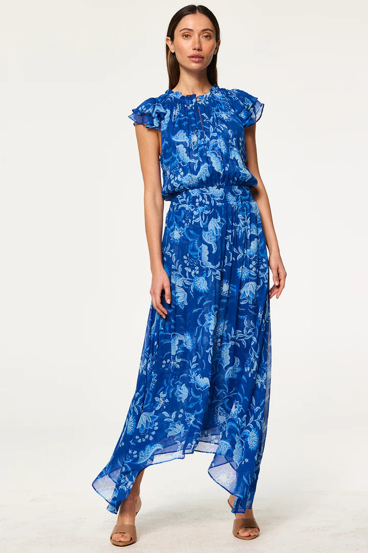 Misa Mariposa Dress in Figi Blue