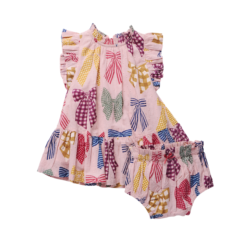 Pink Chicken Baby Girls Harper Dress Set
