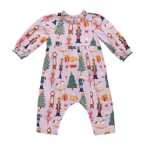 Pink Chicken Baby Girls Charlie Jumper in Lavender Nutcracker