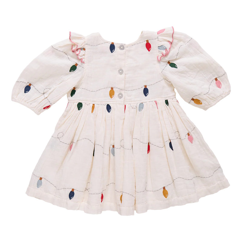 Pink Chicken Brooke Dress in Christmas Lights