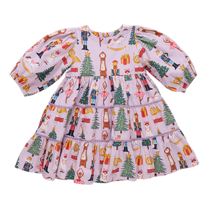 Pink Chicken Peachy Dress in Lavender Nutcracker