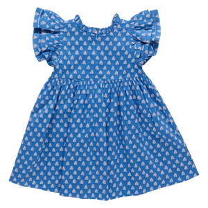 Pink Chicken Jennifer Dress in Blue Tear Drop