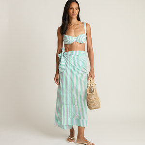 Minnow Women's Pareo in Tamarin Stripe