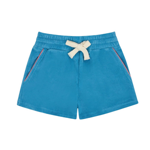 Minnow French Terry Short in Cerulean Blue