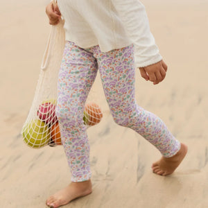 Minnow Leggings-2 pack Cream/Orchid Floral