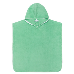 Minnow French Terry Hooded Towel Cover-up in Gustavia Green
