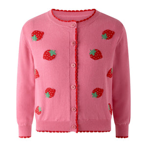 Rachel Riley Strawberry Cardigan