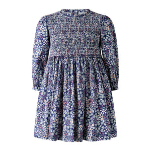 Rachel Riley Wild Floral Ruched Dress