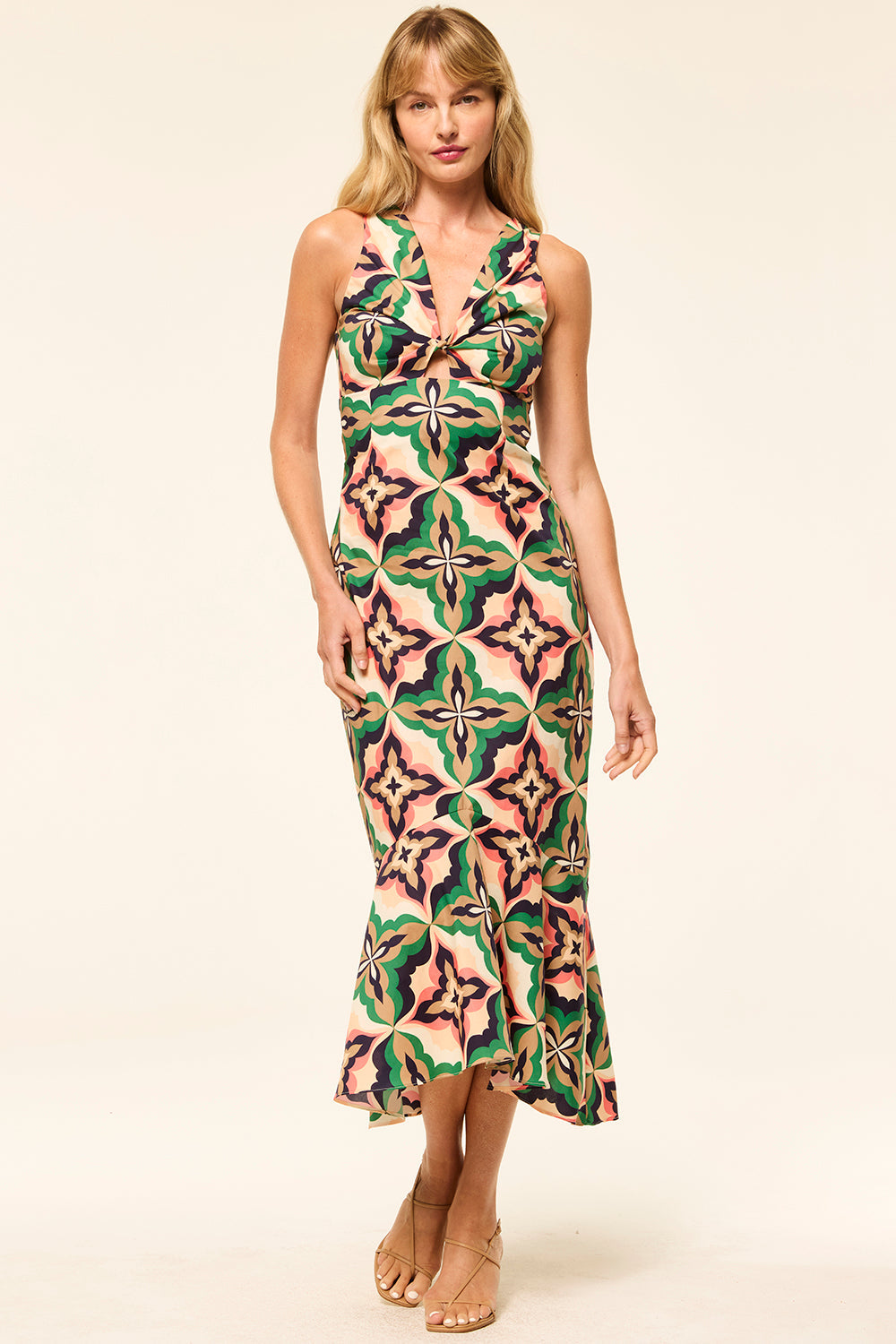 Misa Keturah Dress in Prismatic Tile