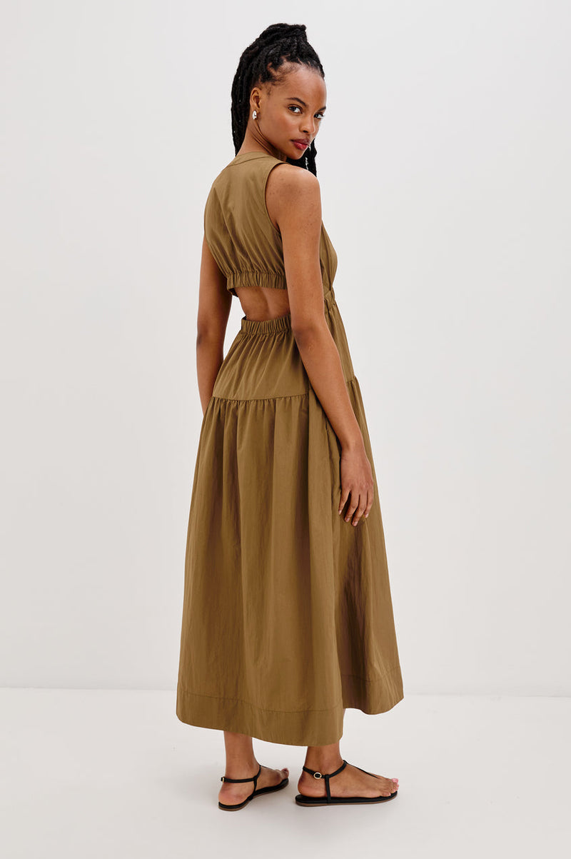 Rails Genevieve Dress in Sepia