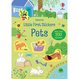 Usborne Little First Stickers Pets