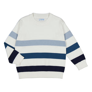 Mayoral Sweater in Blue Stripe