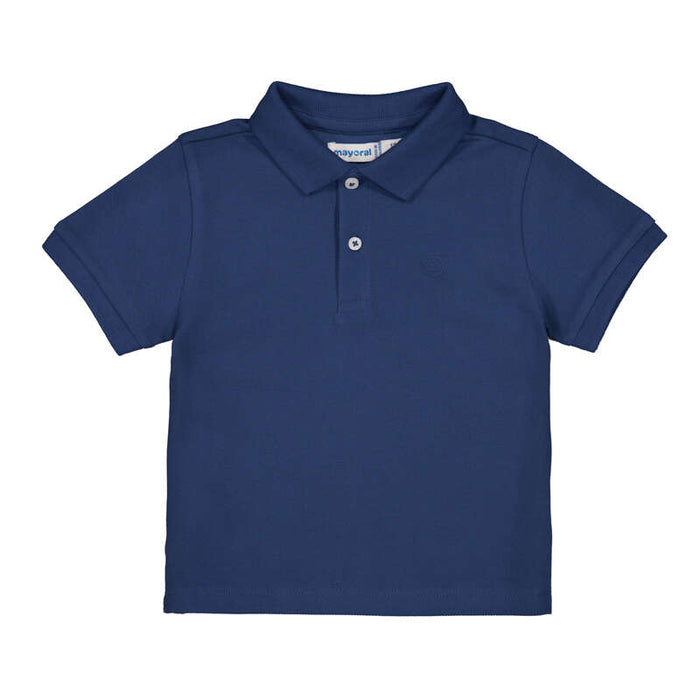 Mayoral Short Sleeve Polo in Ocean