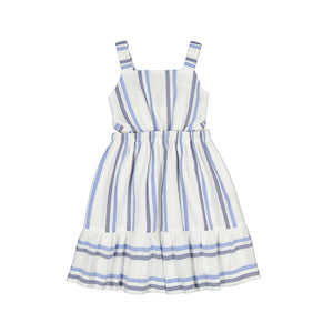 Mayoral Summer Sundress in Blue Stripe