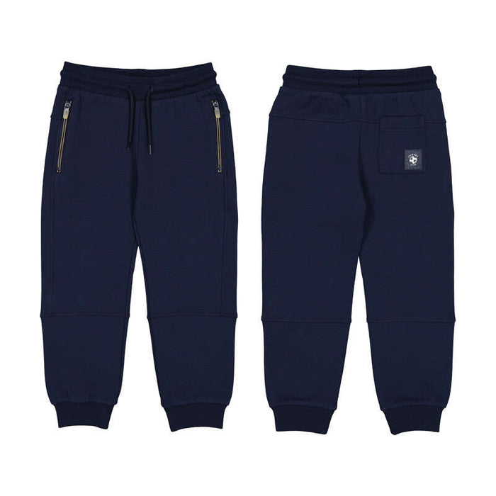 Mayoral Zip Pocket Joggers in Navy
