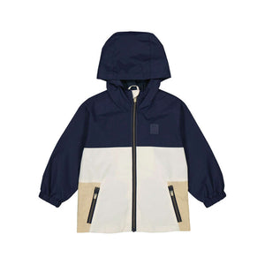 Mayoral Colorblock Windbreaker in Navy/Cream