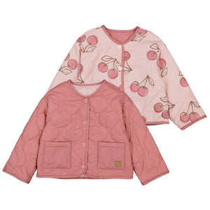 Mayoral Reversible Coat in Cherries